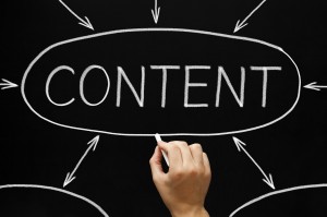 Content Marketing Tips - A Content Flow Chart Blackboard
