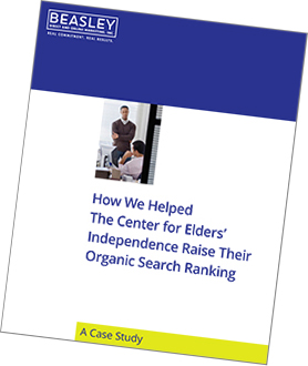 Cover image for an organic search traffic case study.