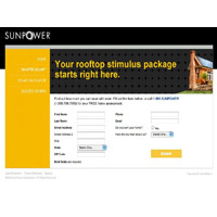 SunPower contact card image.