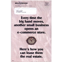 Direct mail advertising services envelope image.