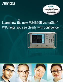 Anritsu VectorStar brochure small size for ad campaign.