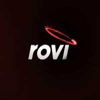 Rovi logo used for Google Ads banner ad for music data.